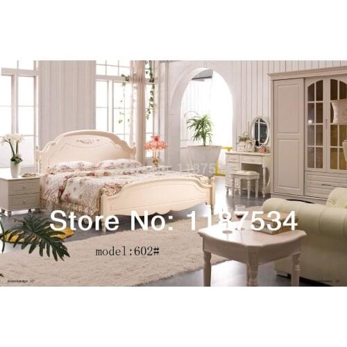 Modern home furniture bedroom set bed wardrobe nightstand dresser table dresser stool bedroom furniture set