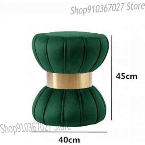 Light Luxury Personality Fashion Net Red Ins Makeup Stool Nordic Designer Model Room Shoe Changing Stool Sofa Stool