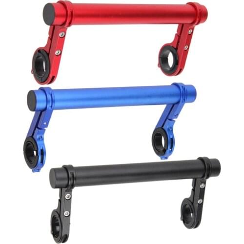 Carbon Tube Bicycle Handlebar Extender Mount Mountain MTB Bike Cycling Headlight Bracket Lamp Flashlight Holder Accessorie