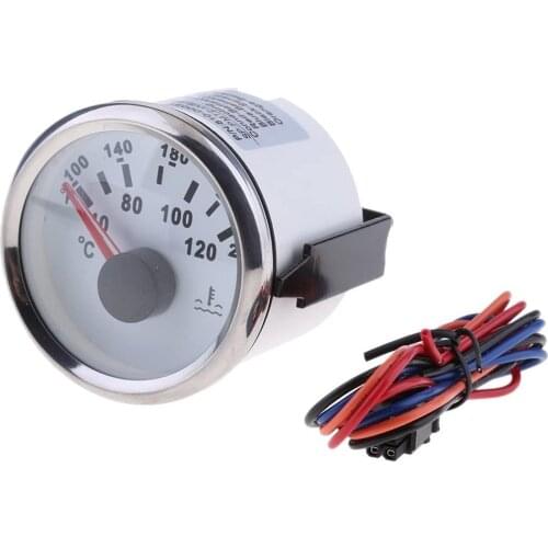 2''52mm Caliber Water Temperature Auto 32 V Stainless Steel Impermeability