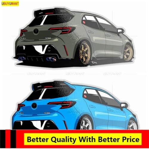 Painted Deflector Spoiler Tail Rear Wings Primer Color Rear Spoiler for Toyota Corolla Hatchback Spoiler 2019