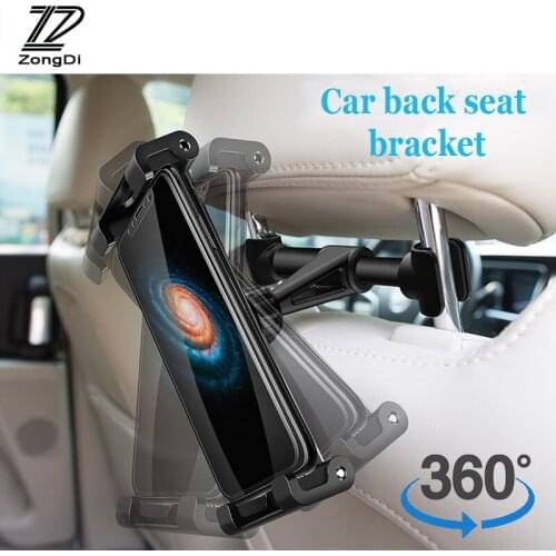 ZD Car Back Seat Headrest Mount Bracket For iPad Tablet PC For Peugeot 307 206 407 Citroen C4 C5 Honda Civic Accord CRV Lada