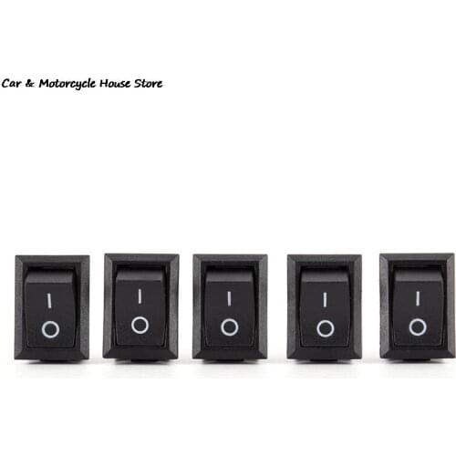 10PCS Useful Lot 2 Pin 12V Car Boat Round Dot Light ON/OFF Rocker Toggle Switch Tool