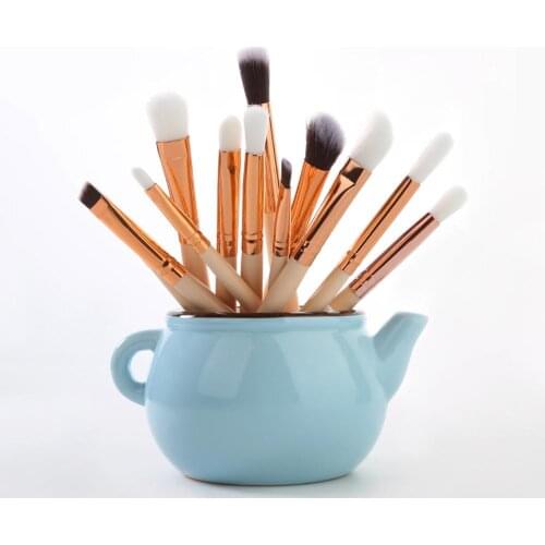 12x Pro Makeup Brushes Set Foundation Powder Eyeshadow Eyeliner Lip Brush Tools