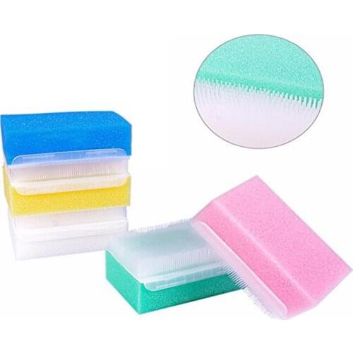 Children Sensory Brush Baby Bath Sponge Brush Surgical Hands Denture Cleaning Brush Sterile Sponge Scrub Bristle Brush 5pcs