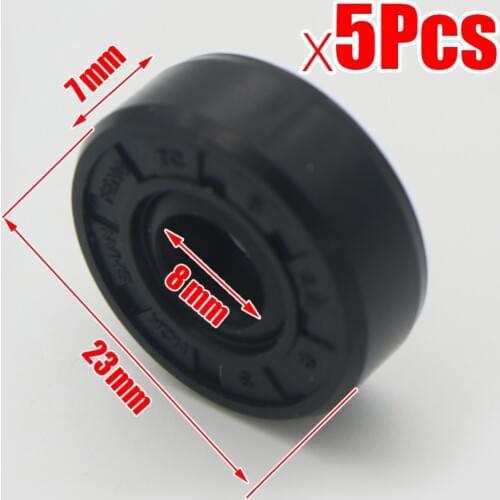 5Pcs Wearable Breadmaker Sorbet Machine blender accessories Repair Parts 23mm*8mm*7m Oil Seal Ring for lg samsung