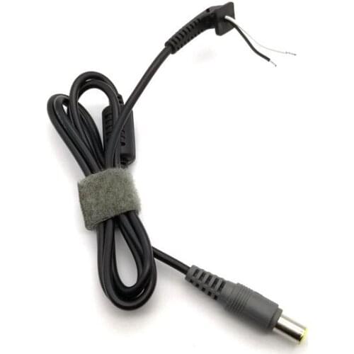 50pcs DC Tip Plug Connector 7.9*5.5mm 7.9x5.5mm Power Adapter Supply Laptop Charger DC Cable for IBM Lenovo AC Adapter Jack Cord