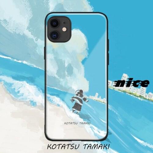 Enen no Shouboutai Anime Kotatsu Tamaki cover FOR iPhone SE 6 7 8 x xr xs 11 pro max Samsung s10 20 plus glass phone case shell