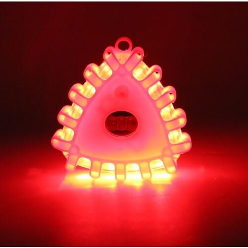 Coquimbo Flashing LED Warning Lamp Magnetic Strobe Traffic Light Red Lights For Car Door Anti Collision Built In 2*AAA Battery