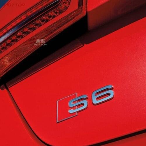 For Audi S3 Modified And Upgraded Sports S4 S5 S6 S7 Rear Word Mark Sq3 Sq5 Rear Mark Car Accessories
