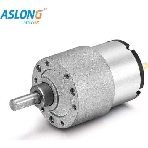 DC Geared Motor 37mm JGB37-520 DC12V 24V 7RPM To 960RPM High Torque Gear Box Electric Motor New Gearmotor Torque Gear Box Motors