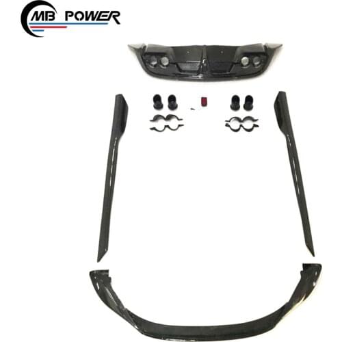 F-Type carbon finber body kits with front lip side skirts diffuser muffler tips fit for F-Type carbon car parts