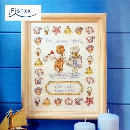Fishxx Cross stitch suite European magazine section Crazy11-1 Yesterdays unforgettable summer
