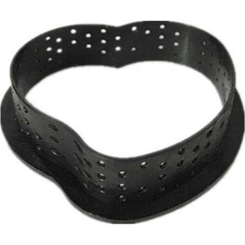 Round Square Heart Mousse Cheese Perforated DIY French Dessert Mold Cake Ring R7RC