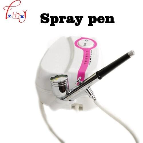 Miniature spray pump + 0.3mm spray pen,manual shift pressure pump with pipette spray pen set 1pc
