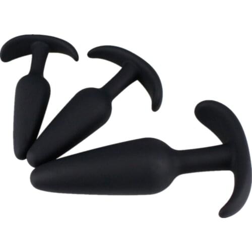 3 Pcs Set Silicone Butt Plug Prostate Massage Erotic Products Anal Dilator Intimate Goods Tail Adult Supplies Sex Toys For Men