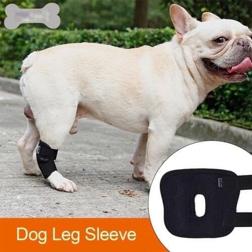 Pet Knee Pads Dog Support Brace for Leg Hock Joint Wrap Breathable Injury Recover Legs Dog Protector Support Protects Bandage