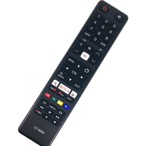 New Remote Control CT-8069 For Toshiba Smart LED TV 49U6763DB 32D3653DB 55U6663DB 49U6663DB 32W3753DB 32D3753DB 49U5766DB