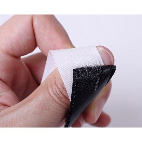2 Rolls 2cm*5m Black Hook and Loop Self Adhesive Fastener Strong Tape Hook and Loop adesivo sugru Tape adhesive