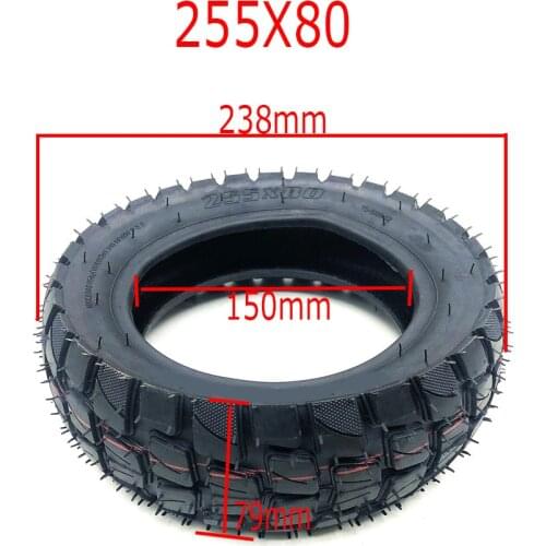 Off-road Tire 10 inch out tire 255X80 Electric Scooter ZERO 10X and Mantis Tyres