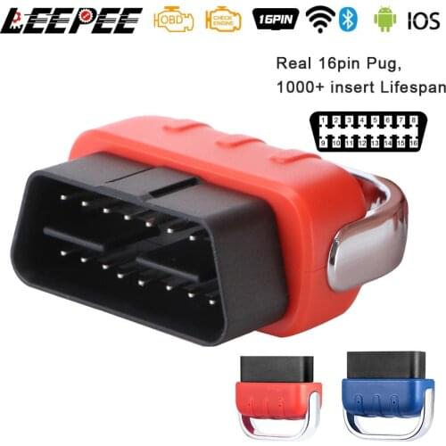 LEEPEE MINI OBD2 V2.2 Bluetooth 5.0 Scan Tool PIC18F25K80 WIFI OBD2 Scanner Car Diagnostic Tool for Android/IOS