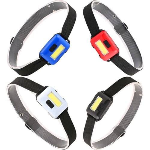 Cob Led Mini head light lamp Headlight 3 Modes Rainproof Head Torch Flashlight Head For Outdoor Camping Fishing