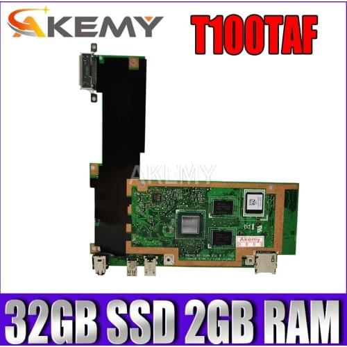 T100TAF Motherboard Z3735F CPU 32GB SSD 2GB RAM For ASUS T100TAF Tablet Mainboard Test 100% OK