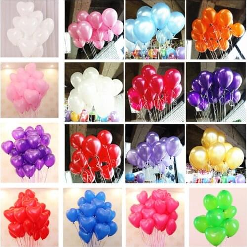 5pcs Latex Heart Balloons Arch Birthday Party Decorations Kids Weeding Decoration Rose Gold Balloons Party Supplies Baby Shower