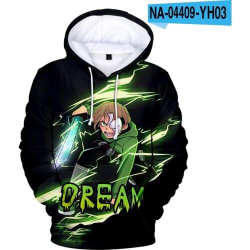 Funny DreamWasTaken 3D Hoodies men womens Sweatshirt Dream Smile fashion Streetwear kids Hoodie Dream Merch pullover tops