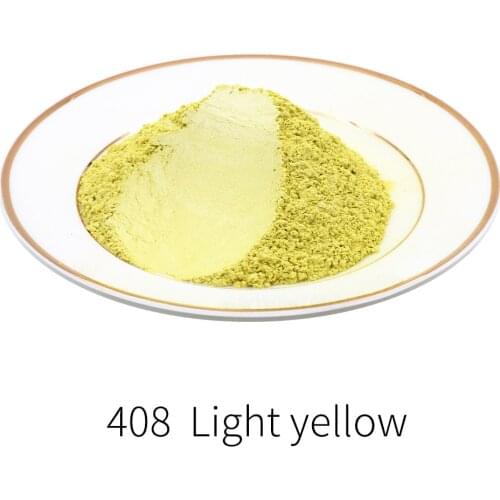 Pearl Powder Coating Natural Mineral Mica Dust Type408 Pearlized Pigment DIY Dye Colorant 10/50g for Soap Eye Shadow Cars Crafts