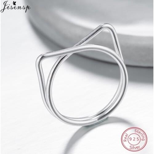 100% Pure 925 Sterling Silver Ring Cartoon Animal Cat Rings for Women Girls Geometric Finger Ring Anti Allergy Jewelry Gift