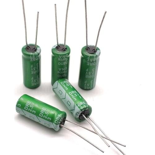 5pcs/lot DRE 2.5V 3F Energy Storage Toy Power Supply 2.5V3F Driving recorder capacitor