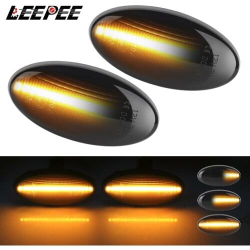 LEEPEE Flowing Water Side Marker Indicators Sequential Blinker Light for Subaru Forester Impreza LED Dynamic Turn Signal Light