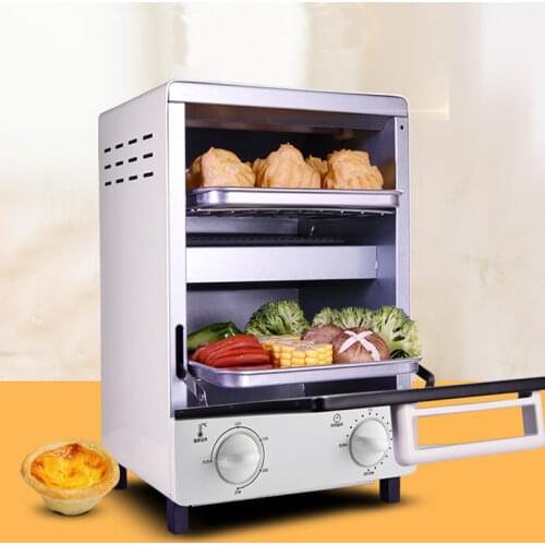 Household Mini Oven Vertical Electric Bread Oven High Quality Mini Elctric Toaster Bread Maker Multifunction Baker GH12A