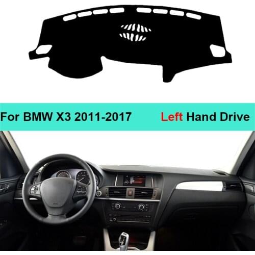 For BMW X3 2011 - 2017 LHD RHD 2 Layers Car Dashboard Cover Dash Mat Carpet Sunshade Auto DashMat Anti-Sun 2016 2015 2014 2013