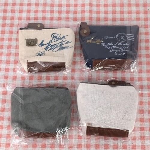 4Models 10*8CM Canvas Lady Girls HAND Coin Purse & Wallet Pouch Case BAG Women Bags Pouch Makeup Holder BAG Handbag