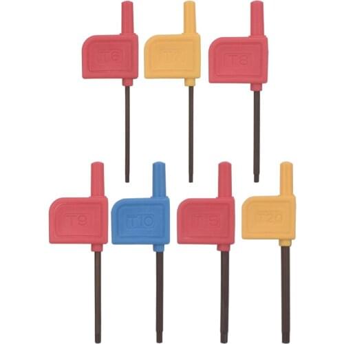 Flag Torx T6 T7 T8 T9 T10 T15 T20 Screw wrench Machine Tool Plum wrench red flag wrench pole wrench CNC Lathe Turning Toolholder