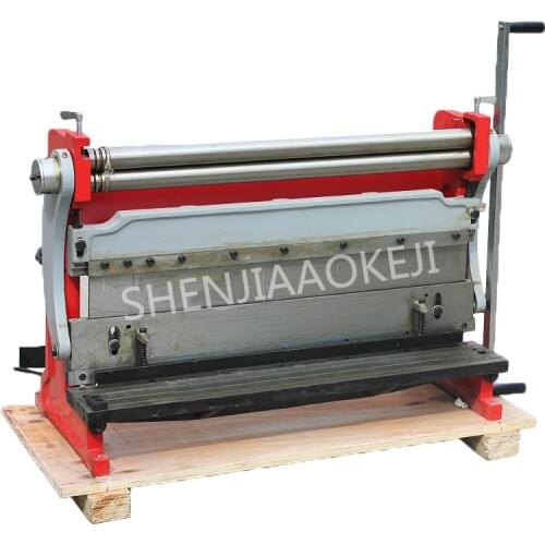 Bending machine 760mm Rolling machine Manual shearing machine HSBR-760 three-in-one copper iron aluminum plate machine