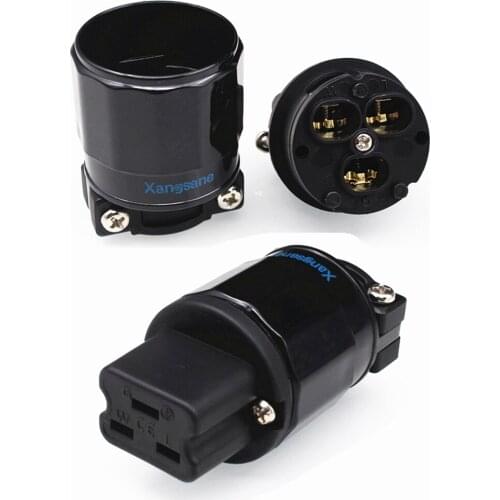 HiFi Audio adapter 20A Power Plug IEC Connector for DIY Power Cable Amplifier