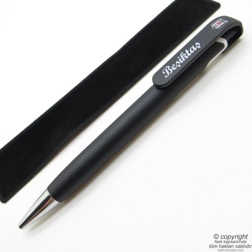 Scrikss Besiktas Licensed Metal Ballpoint Pen Sheathed-İsme Special Pen-Licensed Original