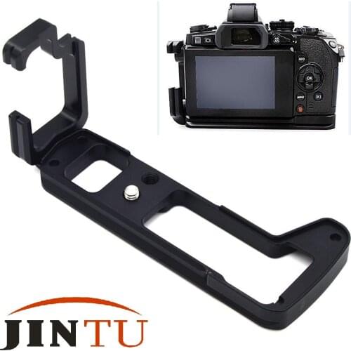 JINTU Metal Arca Swiss Standard Quick Release L Plate Bracket Holder Hand Grip for Olympus OM-D EM1 E-M1 Camera