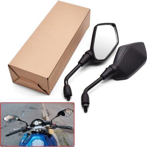 1 Pair Motorcycle Rear View Mirrors For BMW S1000R S1000 Benelli be300 be600 tnt/be 300 600 10mm 8mm Back Side Convex Mirror