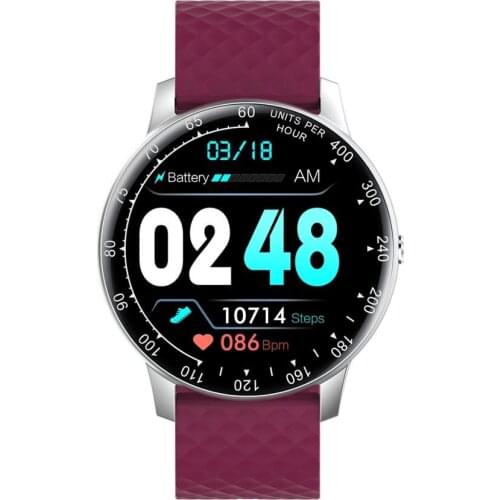 SUNROAD Smart Full-Tuch-Screen Men&women Watch Incoming Call Calories Stopwatch Heart Rate Alarm Camera Waterproof Wristwatch