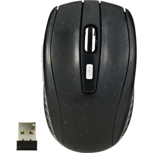 2.4G USB Wireless Mice Optical PC Laptop Computer Cordless Mouse with Nano Receiver1000/1200/1600 DPI 3 Adjustment