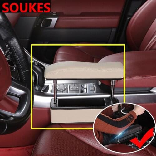 Car Increase Armrest Arm Rest Rotatable Storage Box For Toyota Corolla Avensis RAV4 Yaris Auris Hilux Prius verso MG 3 ZR Buick