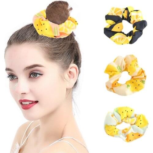 New arrival Women Hearwear Decoration Girls Hair Tie Elastic Headbands Lady Ponytail Scrunchie Other Print Hair Accessories