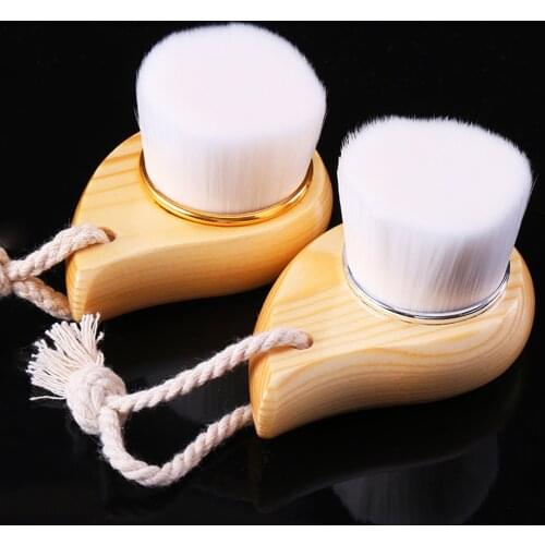 Face Clean Brush Wash Deep Cleansing Soft Fiber Mild Face Cleansing Brush Massager Facial Care Skin Pore Clean Brush