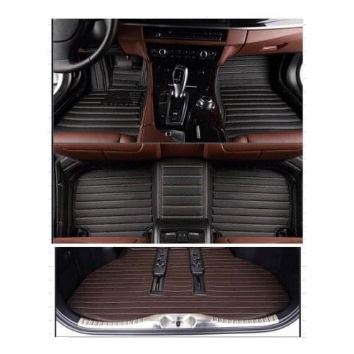 Custom special car floor mats + trunk mat for Toyota Alphard 7 seats 2018-2015 waterproof carpets for Alphard 2019,Free shipping