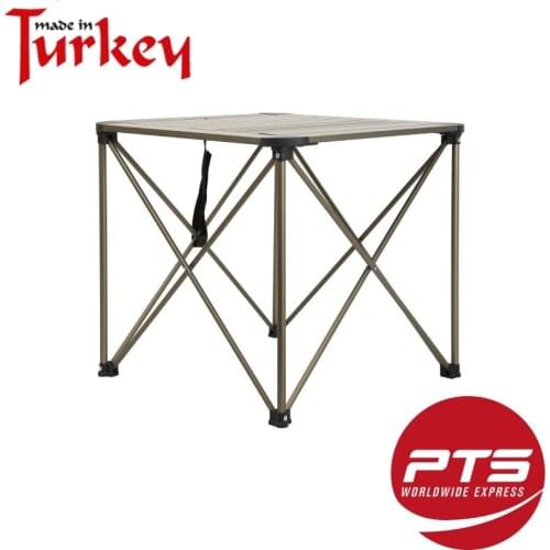 Turkish Nurgaz Campout Aluminum Alloy Portable Table Outdoor Furniture Foldable Folding Camping Hiking Desk Traveling Picnic
