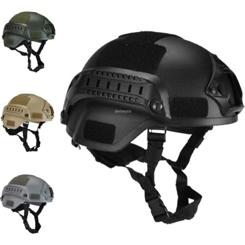 Tactical Paintball Helmet Mich 2000 Lightweight Military Airsoft Shooting Helmets Outdoor Hunting CS Helmet Protective Equipment